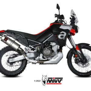 Mivv Slip-On Dakar St. Steel Aprilia Tuareg 660 2022-25