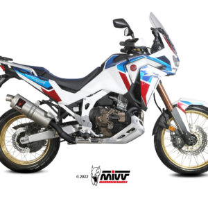 Mivv Slip-On Dakar Black Honda CRF 1100 L Africa Twin 2020-25