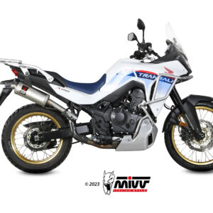 Mivv Slip-On Dakar Black Honda XL750 Transalp 2023-25