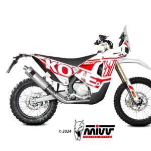 Mivv Slip-On Dakar St. Steel Kove 450 Rally 2023-26