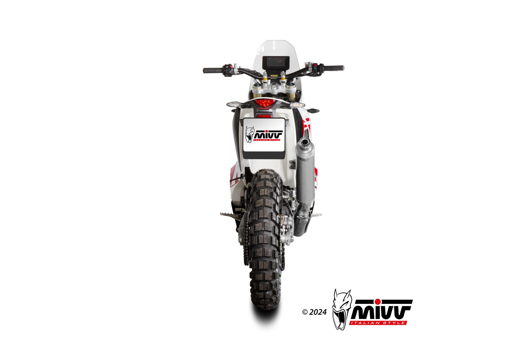 Mivv Slip-On Dakar St. Steel Kove 450 Rally 2023-26