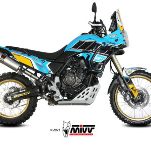 Mivv Slip-On Dakar Black Yamaha Ténéré 700 2019-25