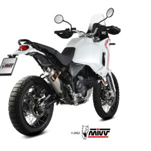 Mivv Slip-On Dakar Titanium Ducati Desert X 2022-25