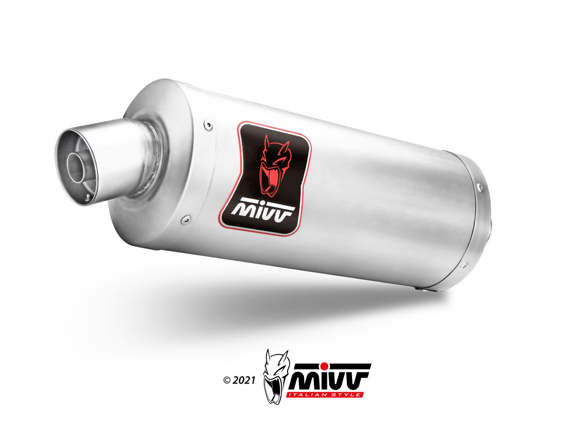 Mivv Slip-On Dakar Titanium Ducati Desert X 2022-25