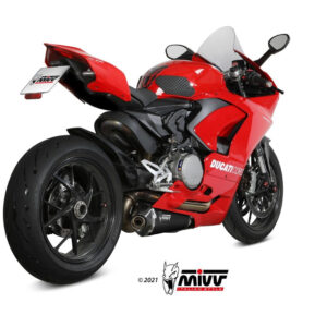 Mivv Slip-On Delta Race Black Ducati Panigale V2 2020-24