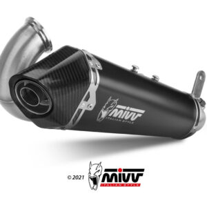 Mivv Slip-On Delta Race Black Ducati Panigale V2 2020-24