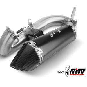 Mivv Slip-On Delta Race Black Ducati Panigale V2 2020-24