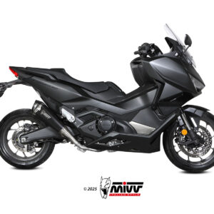 Mivv Slip-On Delta Race Black Honda Forza 750 2021-25