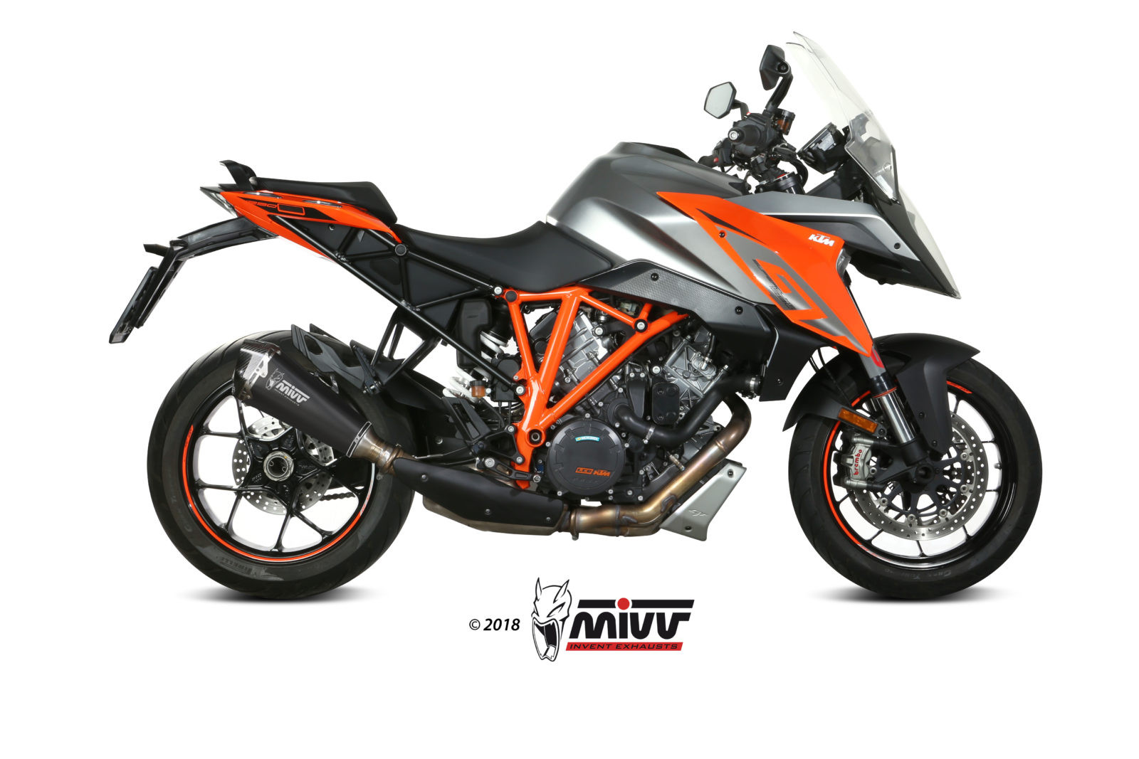 Mivv Slip-On Delta Race Black KTM 1290 Superduke GT 2016-24
