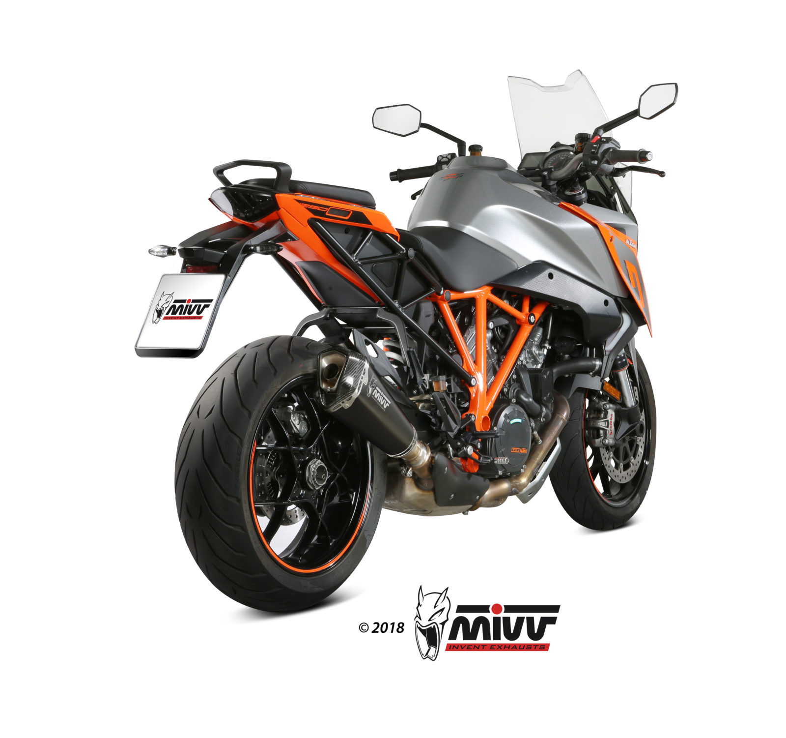 Mivv Slip-On Delta Race Black KTM 1290 Superduke GT 2016-24