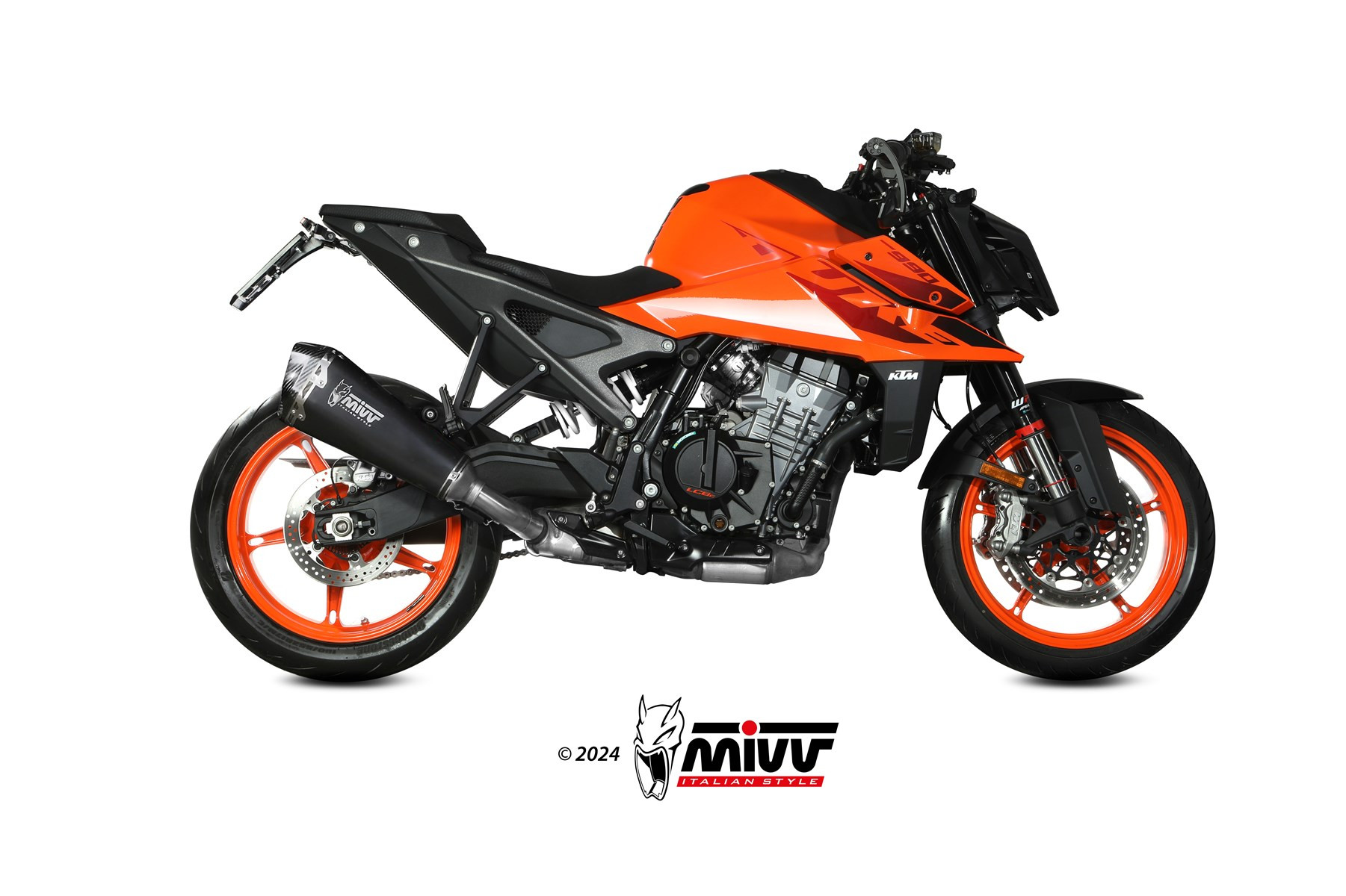 Mivv Slip-On MK3 Black KTM 390 DUKE 2024-25