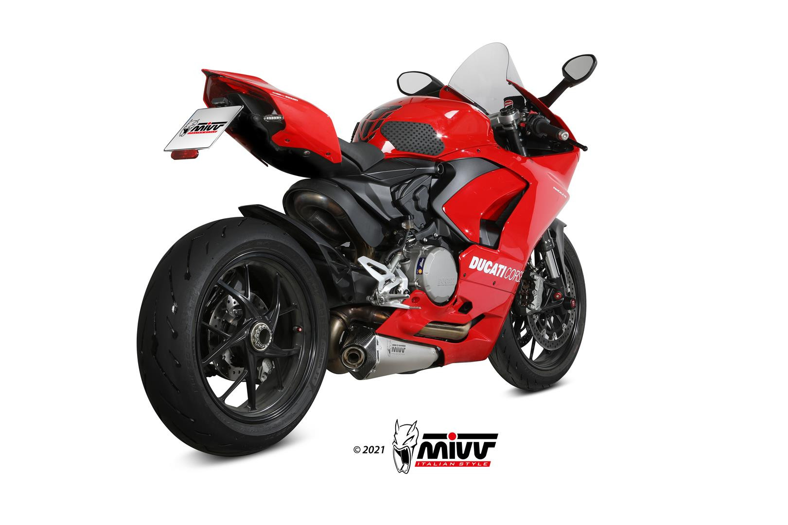 Mivv Slip-On Delta Race St. Steel Ducati Panigale V2 2020-24