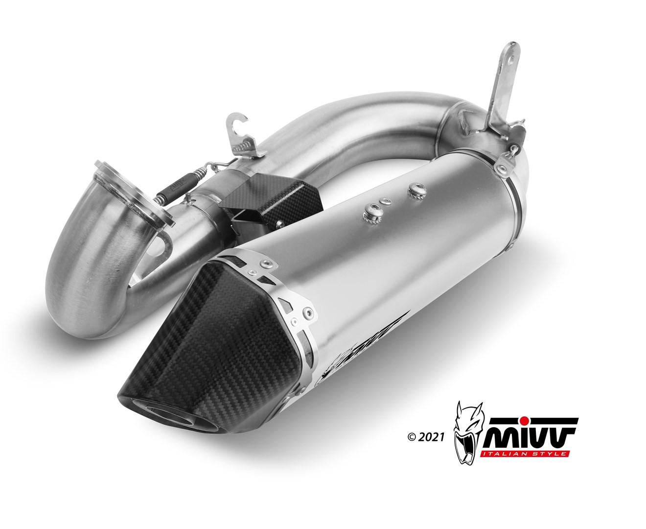 Mivv Slip-On Delta Race St. Steel Ducati Panigale V2 2020-24