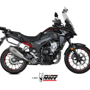 Mivv Slip-On Delta Race Black Honda CB 500 F/X 2021-25