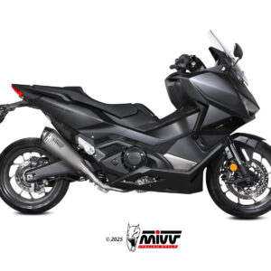 Mivv Slip-On Delta Race Black Honda Forza 750 2021-25