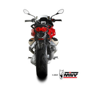 Mivv Slip-On Delta Race Black Moto Guzzi V100 Mandello 2022-25