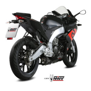 Mivv Slip-On Delta Race black Aprilia RS 125 (4 stroke) 2017-20
