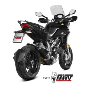 Mivv Slip-On Delta Race black Ducati Multistrada 1200 2010-14