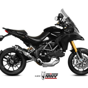 Mivv Slip-On Delta Race black Ducati Multistrada 1200 2010-14