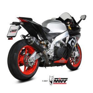 Mivv Slip-On Delta Race carbono Aprilia RSV4 2017-20