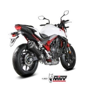 Mivv Slip-On Oval carbono con tapa carbono Honda CB750 Hornet 2023-25