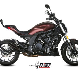 Mivv Slip-On Double Gun Black Benelli 502C 2019-24