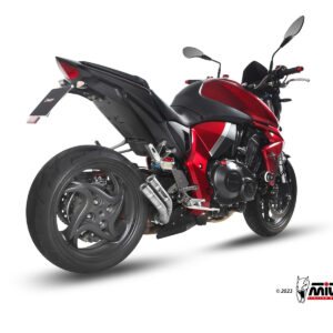 Mivv Slip-On Double Gun black Honda CB 1000 R 2008-17