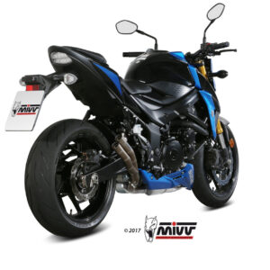 Mivv Slip-On Double Gun St. Steel Suzuki GSX-S 750 2017-20