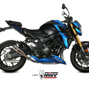 Mivv Slip-On Double Gun St. Steel Suzuki GSX-S 750 2017-20
