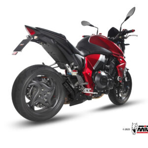 Mivv Slip-On Double Gun black Honda CB 1000 R 2008-17