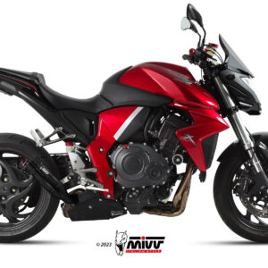 Mivv Slip-On Double Gun black Honda CB 1000 R 2008-17
