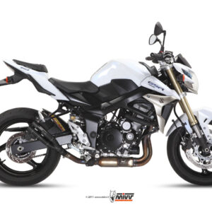 Mivv Slip-On Double Gun black Suzuki GSR 750 2011-16