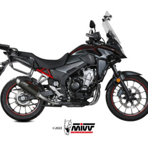 Mivv Slip-On GP Pro Black Honda CB 500 X 2021-25