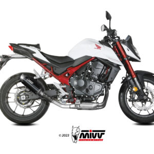 Mivv Slip-On GP Pro Black Honda CB750 Hornet 2023-25