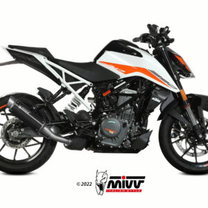 Mivv Slip-On GP Pro Black KTM 125 Duke 21-25
