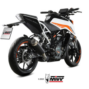 Mivv Slip-On GP Pro Black KTM 125 Duke 21-25