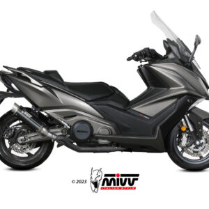 Mivv Slip-On SR-1 Black Kymco AK550 2021-25