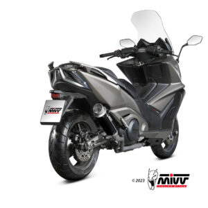Mivv Slip-On SR-1 Black Kymco AK550 2021-25