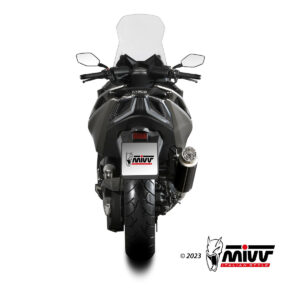 Mivv Slip-On SR-1 Black Kymco AK550 2021-25
