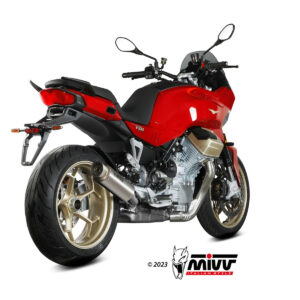 Mivv Slip-On GP Pro carbono Moto Guzzi V100 Mandello 2022-25