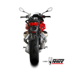 Mivv Slip-On GP Pro carbono Moto Guzzi V100 Mandello 2022-25