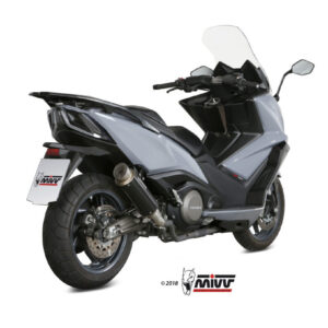 Mivv Slip-On GP Pro black Kymco AK550 2017-20