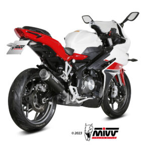 Mivv Slip-On X-M1 Black CF Moto 700 CL-X 2023-25
