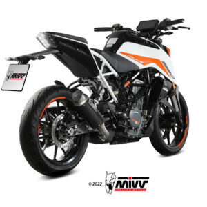 Mivv Slip-On GP Pro carbono KTM 125 Duke 2021-25