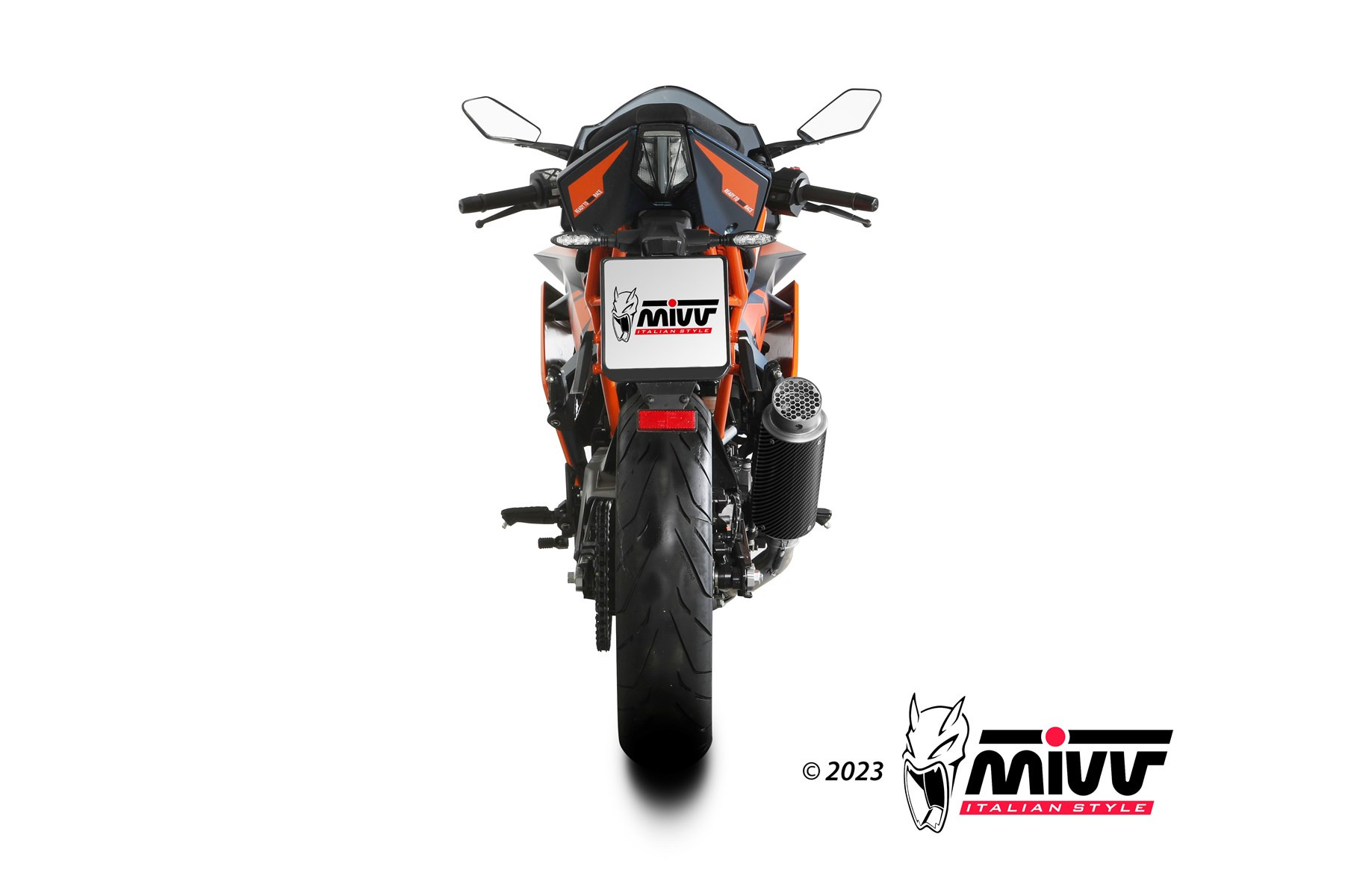 Mivv Slip-On GP Pro carbono KTM RC 390 2021-25