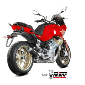 Mivv Full system 1x1 GP black con tapa carbono Yamaha MT-125 2015-19 / YZF R125 2014-18