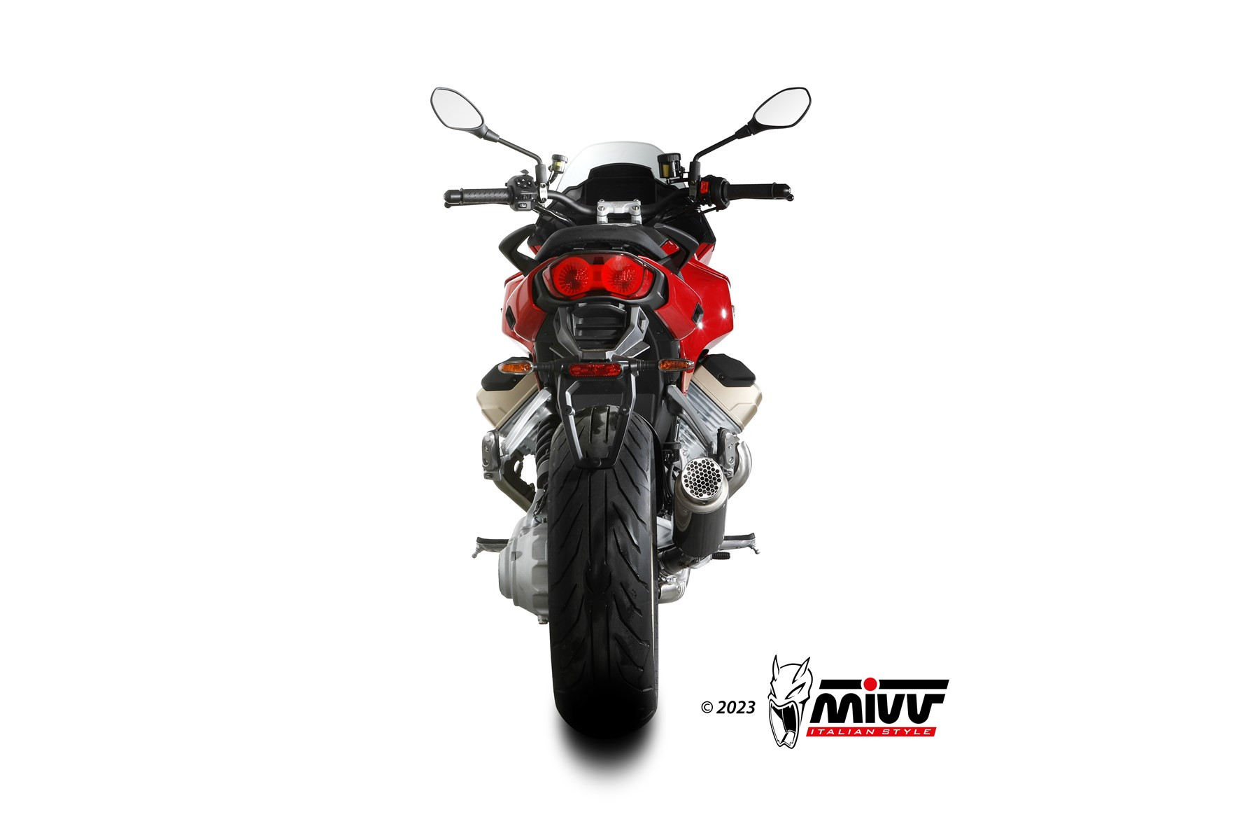 Mivv Full system 1x1 GP black con tapa carbono Yamaha MT-125 2015-19 / YZF R125 2014-18