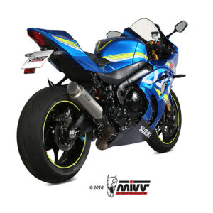Mivv Full system 2x1 Speed edge St. Steel con tapa carbono Suzuki DL V-Strom 650 / XT 2017-24