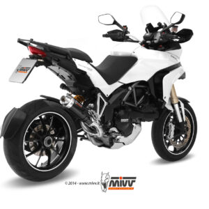 Mivv Slip-On GP black Ducati Multistrada 1200 2010-14