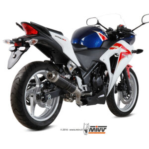 Mivv Slip-On GP black Honda CBR 250 R 2011-14